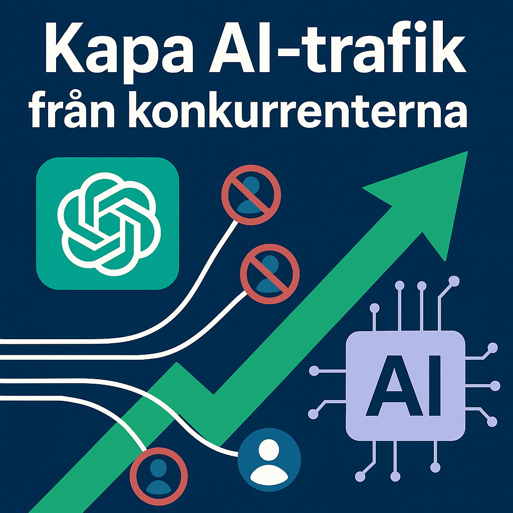 Kapa AI-trafik från konkurrenterna