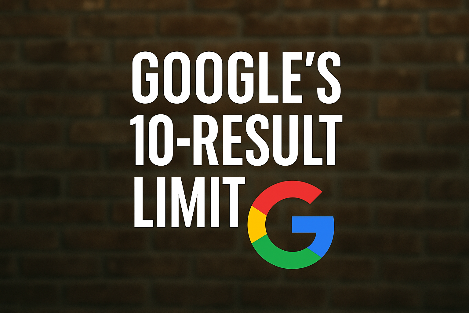 googles topp 10 resultatgräns